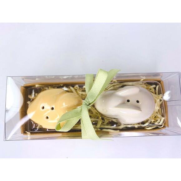 Hallmark‎ Chick and Bunny Salt and Pepper Shaker Set Easter Retired - Picture 2 of 6